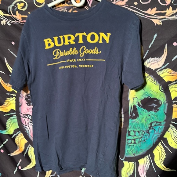 Burton Men’s Blue durable goods t shirt Size Small - Picture 1 of 6